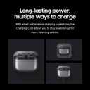 Samsung Charging Case for Galaxy Buds3 Pro, Replacement Charger Case with USB C Cable, Wired and Wireless Charging, Bluetooth Pairing (Earbuds Not Included)
