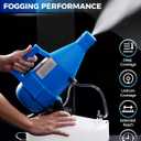 4.5L Electric Fogger Machine, 1400W Portable Sprayer with 30ft Spray Distance & Adjustable Nozzle for Applying Cleaning Solutions in Home, Hotel, School, Yard and Large Indoor Outdoor Spaces