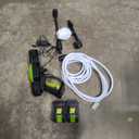 Homdox Cordless Pressure Washer w/ 40V Battery, 960 PSI Cordless Power Washer Battery Powered, Portable Pressure Washer w/ 6-in-1 Nozzle, Soap Container, Charger Included (Green)