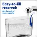 Waterpik Nano Plus Water Flosser For Teeth, Portable Electric Power, Compact For Travel and Home, 4 Flossing Tips, ADA Accepted, White WP-320