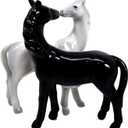 Horses Magnetized Salt and Pepper Shaker Set