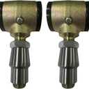 MIMIRACLE 3/4" Threaded Bushing Kit for 4-Link Suspension, Heavy Duty .750" Polyurethane Bushing, Includes Right and Left Hand Thread Bushings, 1/2" Bolt Hole -1Set