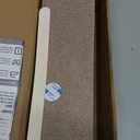 100% Blackout Magnetic Folding Door Curtain for Doorway Pleated Curtains Room Divider Drapes, Accordion Style Closet Curtains for Open Closet, 1 Panel, W45 x L80, Tan