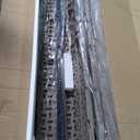 DWVO 6FT Picnic Table, Heavy Duty Outdoor Picnic Table and Bench w/Umbrella Hole, Resin Tabletop & Stable Steel Frame Ideal for Yard Patio Lawn Party, Light Brown