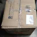 Sweetcrispy Office Computer Desk Chair with Footrest,Ergonomic High-Back Mesh Rolling Work Swivel Chairs with Wheels,Comfortable Lumbar Support,Comfy Arms for Home,Bedroom,Study,Student,Light Grey