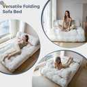 MAXYOYO Folding Sofa Bed, Convertible Chair Bed with Pillow, Full