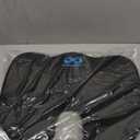 Everlasting Comfort Doctor Recommended Memory Foam Seat Cushion for Office Chairs & Car - Ergonomic Office Desk Accessories - Cushions for Tailbone Pain Relief, Sciatica & Back Support Pillow (01. Black)