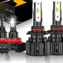 Compatible for 2016 2017 2018 2019 Toyota RAV4 Light Bulbs Fog Lights, Powersports Bulbs for Off road, Plug n Play, 4-Pack