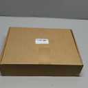 Hole Stone Right Angle Marble Slab Surface Plate with Non-Slip Mat Decorative Tray for Home (Beige Travertine 11.8x7.87x0.39)