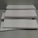 Shinylin 24 Pcs Gift Wrap Tie Boxes Valentines Men Women Sock Scarves Gifts Boxes with Lids 14 x 4.3 x 0.75'' Bulk Cardboard Paper Gift Box for Valentines Birthday Wedding Engagement (White)