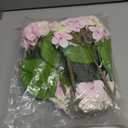 DILATATA Pink Fake Hydrangeas Real Touch Hydrangea Flowers 26" Large Artificial Hydrangea Flowers Silk Hydrangea for Wedding Bouquet, Home, Party, Store, 3pcs