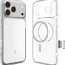 Spigen for iPhone 17 Pro Max Case, Ultra Hybrid T MagFit [Camera Control Button] [Compatible with Magsafe] - Glossy White