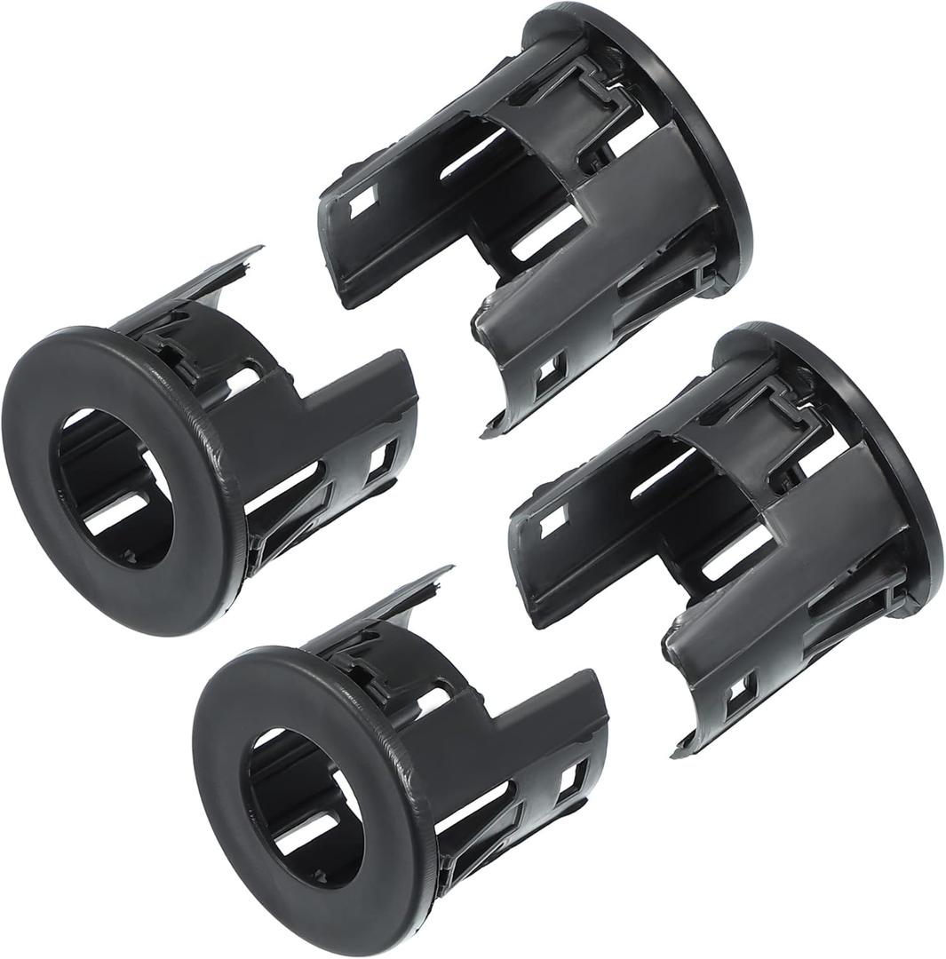 X AUTOHAUX 4PCS Parking Assist Sensor Bezels for Front or Rear Bumper for Dodge for Ram 1500 2014-2018 Backup Parking Aid Sensor Retainer Bracket for Ram 1500 Classic 19-21 Replace 5LS52TZZAA