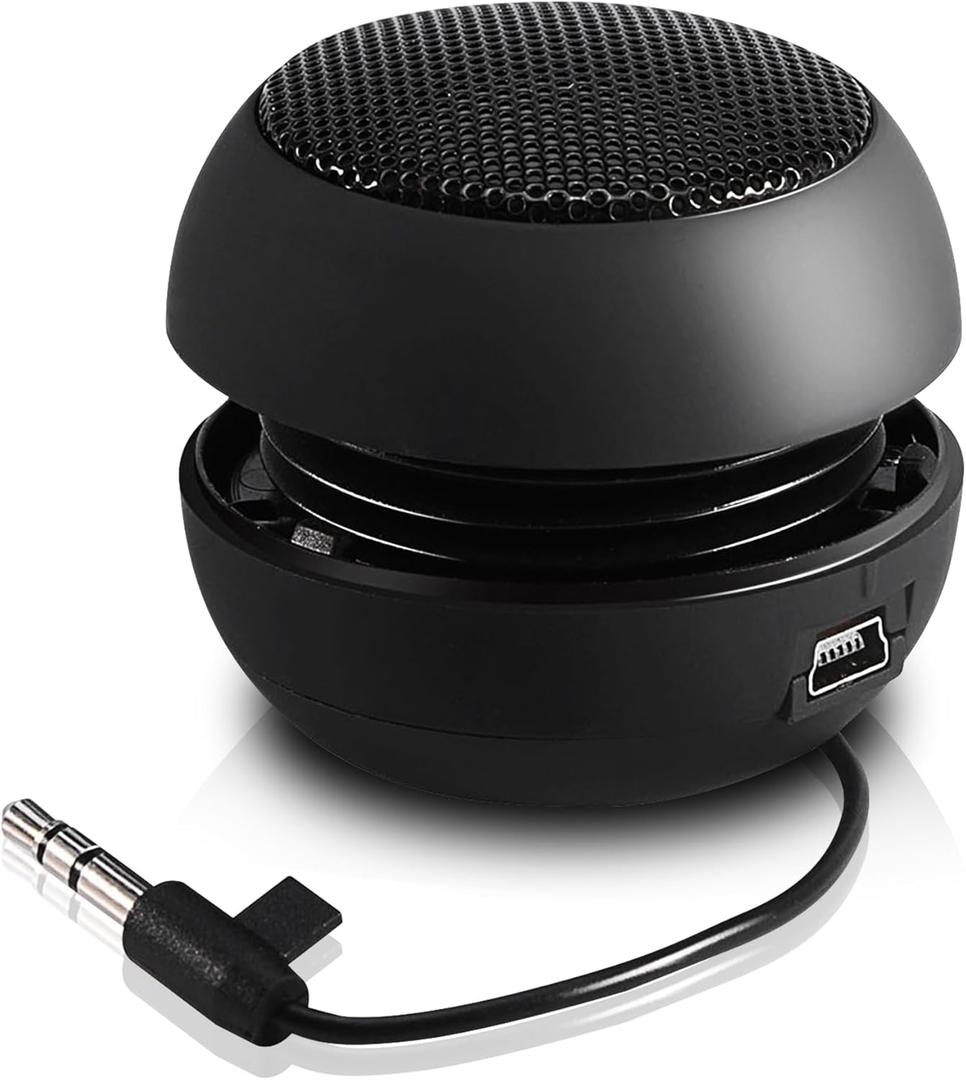 Portable Mini Speaker USB Wired Small Speakers with 3.5mm Aux Input Jack, Travel Speakers for Laptop Computer MP3 Player Speaker for Mobile Phone, MP3, PC