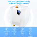 Tankless Water Heater Electric 110V, 3000W Under Sink Instant On Demand Hot Water Heater, Portable Mini Water Heaters with Digital Display for Kitchen Bathroom RV