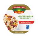 Genova Premium Tuna Mediterreanean Bean Salad, 7.76 Ounce Bowls (Pack of 6), Ready to Eat (EXP 10/28/28)