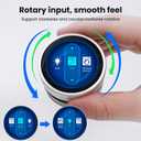 1.28inch ESP32-S3 Round Knob Touch Display, 240240 HMI IPS Rotary Display Development Board, 2.4G WiFi and BLE Capacitive Touch Screen Compatible with Arduino IDE and The LVGL Library