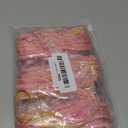 Wool Dreadlock Extensions 22 Inch Wool Double Ended Dreadlock Extensions 15 Strands DE Ends Mixed Pink Synthetic DE Dreads Thin Soft Fake Dreads Hippie Style Dreadlock for Women