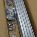 Mindoub Solar Panel Mounting Rail Kit for 5 x 320W Panels, Includes 8 x 47.2 Aluminum Rails, Adjustable Clamps, L-Brackets & Grounding Lugs, Universal Racking for Metal, Tile, Shingle Roof
