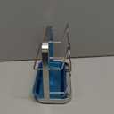 Yonynn Kitchen Pot Lid Organizer Rack, Multifunctional Pot Lid Holder with Drainage Tray, Carbon Steel Pot Lid Storage Rack for Counter & Cabinet (Double Layer)