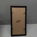 upsimples 8x20 Picture Frame, Display Pictures 5x10 with Mat or 8 x 20 Without, Wall Hanging Photo Frames, Black, 1 Pack