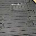 Floor Mats Compatible with Toyota Sienna 2013-2020 (7 Seats),Cargo Liner with Backrest,All Weather Protection TPE, Anti-Slip Floor Liner Accessories
