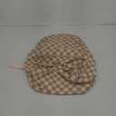 School Backpack for Teen Girls Bookbags Elementary High School Corduroy Laptop Bags Women Travel Daypacks (Corduroy Brown White)