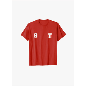 Peru Soccer Team T-Shirt Peruvian Jersey Camiseta Futbol 9, Size: Kids -8