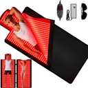 Red Light Therapy Mat Full Body 2026 Upgrade, 2570 LEDs, 74.6"x33.3" Large Sleeping Bag Blanket, Soft Leather, Adjustable Timer, Ideal Home Gift for Men & Women Athletes, Seniors, Office Workers