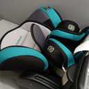 Baby Trend Hybrid SI 3-in-1 Combination Booster Seat, Hoboken Teal – Side-Impact Protection, 3-Stage Growth Design, Adjustable Headrest, Cushioned Comfort