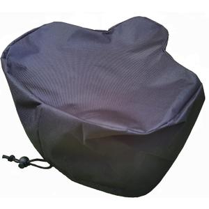 Oversized Extra Large UV Protective Waterproof Bike Saddle Cover, Wide Bicycle Seat Rain Cover with Draw String, Memory Foam Bike Cushion Cover - 12" x 14"
