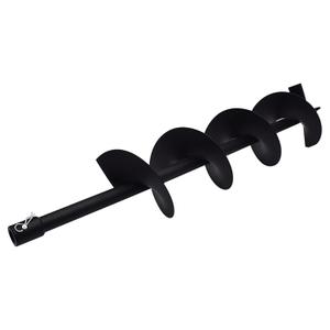 WFLNHB Auger Drill Bit Garden Spiral Drill Bit for Planting 6 x 31.5 inch Garden Plant Flower Bulb Auger for Gasoline Powered Post Fence Hole Digger