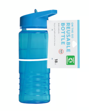 Jacent Reusable 18 oz Water Bottle