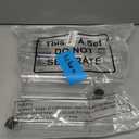 8 Pack 25 oz Syrup Bottle Plastic Long Neck Bottle with Stainless Steel Leakproof Tapered Spout Pourer and Cap Alcohol Juice Coffee Container for Home Bar Service Bartending Supplies