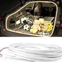 KaiDengZhe Car Trunk Light Strips, Flexible Cutting Car LED Strip Light for Trunk Waterproof Universal Auto LED Interior Lights Strips for Automotive SUV Truck, Auto On/Off (Warm White, 4M / 158 in)