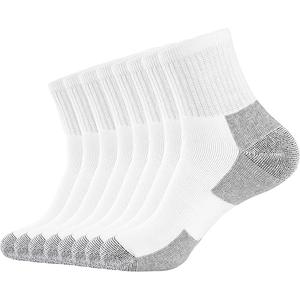 WANDER Men's Athletic Ankle Socks 8 Pairs Thick Cushion Running Socks for Men&Women Cotton Socks, M