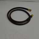 Giraffe Tools Ground Mounted Retractable Hose Reel 5/8 Inch x 92FT, Heavy Duty Automatic Rewind Garden Hose Reel, with Flexible Swivel Base for Lawn, Concrete Floor