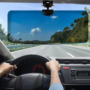 zxbaers Sun Visor Extender for Car Sun Blocker Polarized Anti-Glare Car Visor Extension for Night Driving, Angle Adjustable, Cover LED Light, Safe Driving