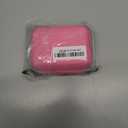 JCHPINE Silicone Cover and Hard Travel Case for JBL Go 4 Ultra Portable Bluetooth Speaker, Accessories for JBL Go 4 Pro Sound Bluetooth Speaker Stand Up Holder (Pink Case)