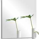 20x20 in Glass Wall Mirror for Bathroom Sink, 1Pcs HD Frameless Decorative Wall Mounted Mirror Tile for Bedroom, Vanity, Living Room, Entryway, Over Sink, Door, Home Gym, Wall Decor