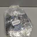 24Pcs Halloween Clear Plastic Gift Bags with Handle - Large Reusable Transparent PVC Party Favor Bags PVC Treats Goodie Gift Wrap Bags Bulk for Halloween Party School Events, 7.9 x 7.9 x 3.15 Inches (Black)