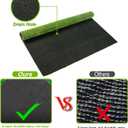 XLX TURF Outdoor Artificial Grass Rug 4FT X 4FT, Green Synthetic Turf Floor Mat for Balcony, Patio, Yard, Pets Dogs Grass Pad