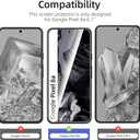 4 x NEW'C 3 Pack Designed for Google Pixel 8A Screen Protector Tempered Glass,Case Friendly Scratch-proof, Bubble Free, Ultra Resistant (Transparent)