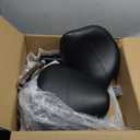 Saddle Stool Dental Hygienist Chair with Back Support, Rolling Esthetician Saddle Stool for Lash Salon Tattoo Shop Spa Dentist Clinic (with Backrest, Black)
