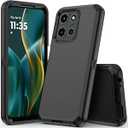 COOYA for Moto G 2025 /G 2026 Case, Heavy Duty Full Body Drop Protection Rugged Shockproof 3-Layer Hybrid Non-Slip Rubber Case, Front Bumper Hard Shell, Raised Edge, Port Anti Dust Cover, 6.7'' 