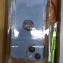 Back Glass Replacement for iPhone 14(6.1 inches Blue) Integrated Glass & Wireless Charging Repair Tools are Included