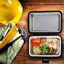 Koolatron 12V Electric Portable Lunch Box - 1.6 Qt (1.5 L) Food Warmer, Black, 6 ft (1.8m) Power Cord, Heats 300F (149C), Insulated Container for Car, SUV, Truck, Construction Worker Travel Lonchera