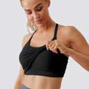 MathCat Workout Tank Tops for Women with Built in Bra, Sleeveless Gym Tops Seamless Racerback Athletic Yoga Shirts (Black, S)