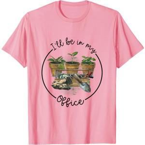 I'll Be in My Office Garden Funny Distressed Gardening T-Shirt, M
