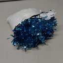 33 Ft Christmas Tinsel Garland Shiny Thick Baby Blue Tinsel Decor Xmas Tree Decorations Metallic Twist Foil Garland for Birthday Holiday New Year Parties Indoor Outdoor Party Supplies - Baby Blue